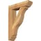 Ekena Millwork Funston Slat Rough Sawn Bracket w/ Offset Brace, Western Red Cedar, 6"W x 22"D x 30"H BKT0604X22X30FST06RWR - alternate 1